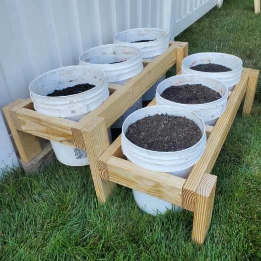 bucket plant pots Bucket Garden – Bota-Nanny